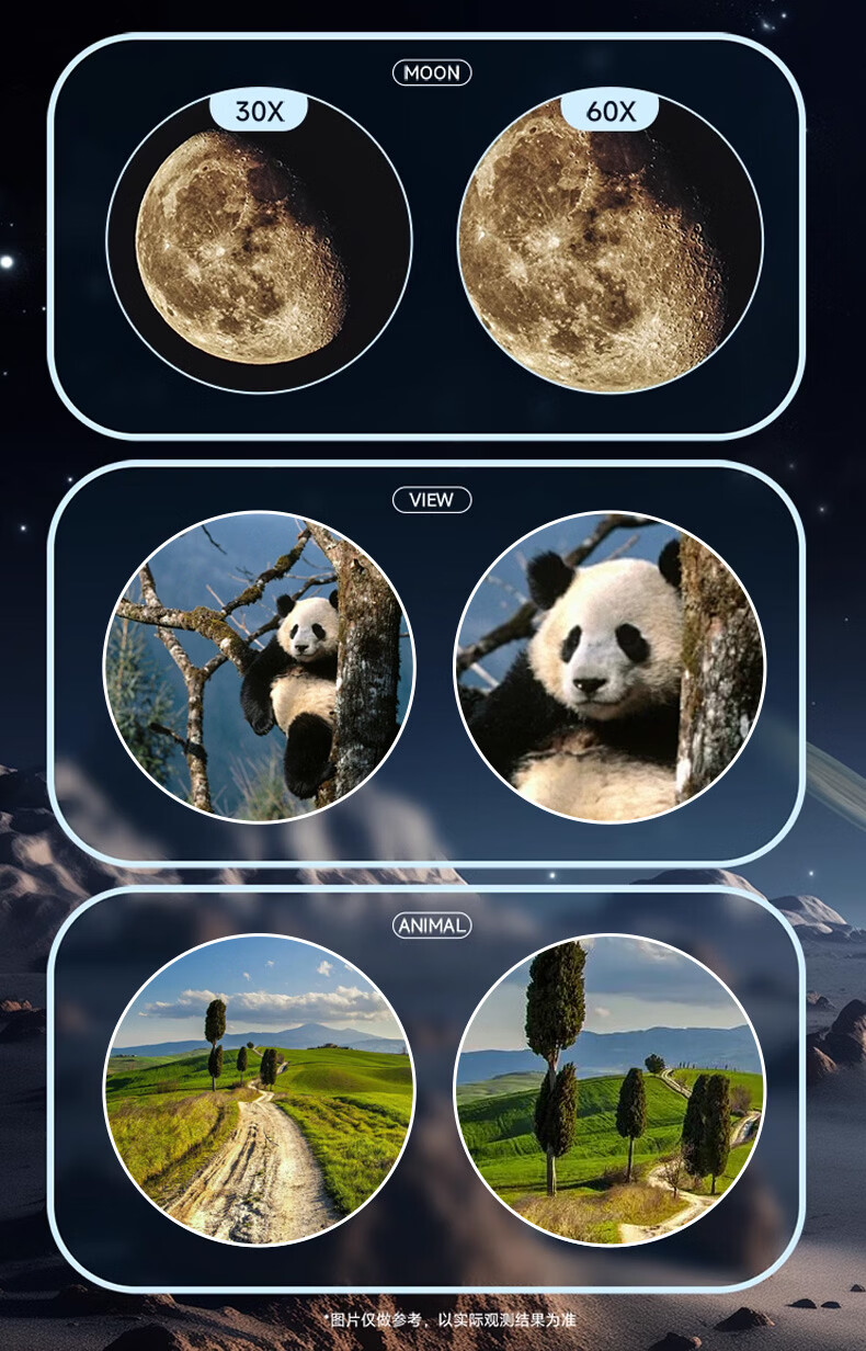 Eyebre New Year Gift Professional Astronomy Telescope Space Stargazing Moon Observation Lunar Telescope for Boys Children Students Birthday Gift 2