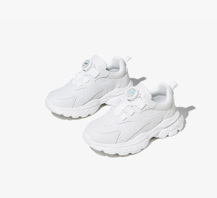 Red Dragonfly Kids Boys and Girls Shoes 2026 Spring Children's Casual Sports Running Shoes Q61CD001 White Size 36 9
