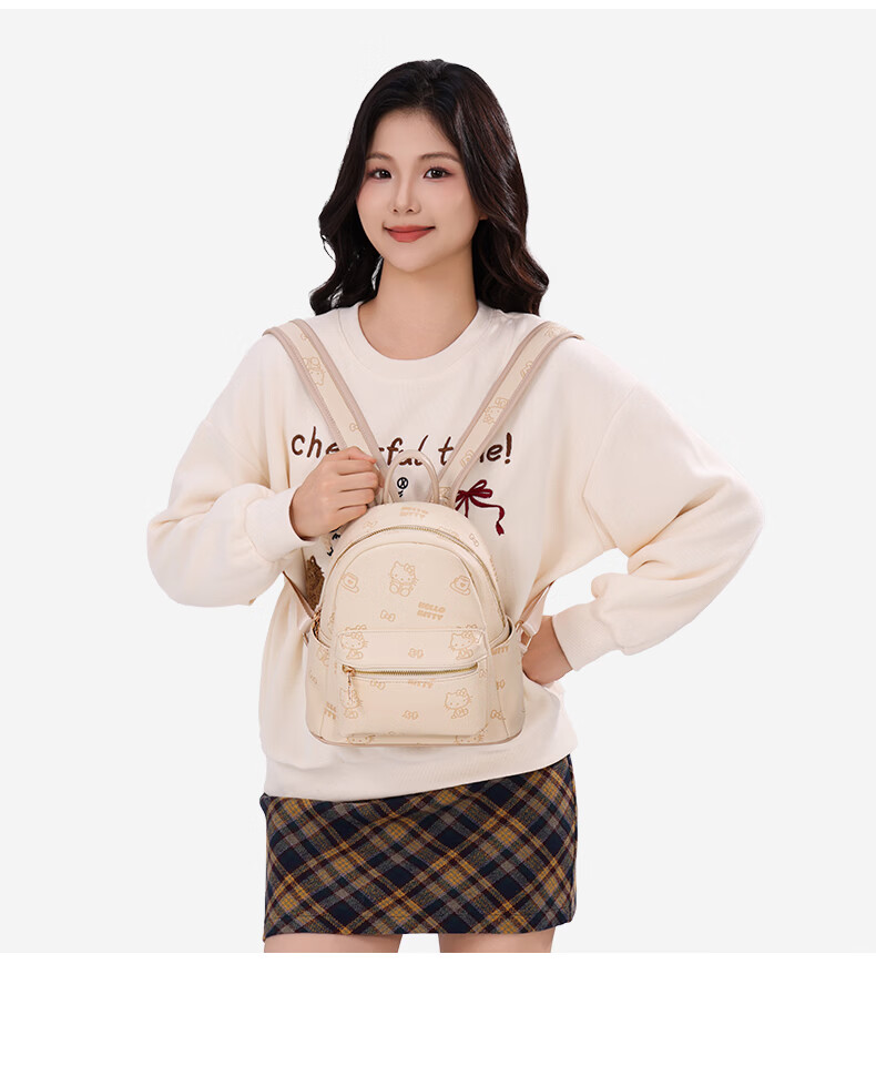 SANRIO Hello Kitty Backpack for Women 2026 New College Student School Bag Birthday Gift 10