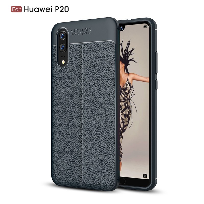 фото Задняя крышка для huawei p20 p 20 корпус fecoprior темно-синий