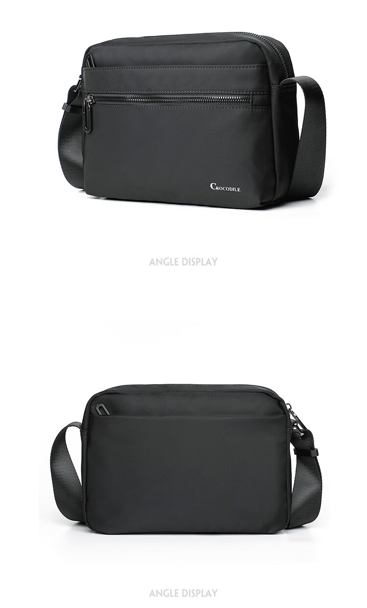 CROCODILE Casual Men's Lightweight Fabric Shoulder Crossbody Bag Commuter Men's Bag Birthday Gift B3071 13