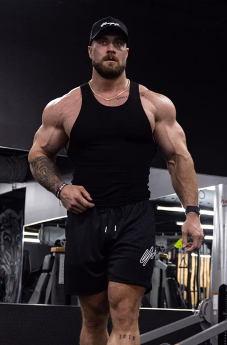 Men's Vest 2026 New Spring And Summer Fitness High Elastic Thread I-shaped Vest Men's Slim-fitting Quick-drying Breathable Sleeveless, Pink 3XL_viptrois.com