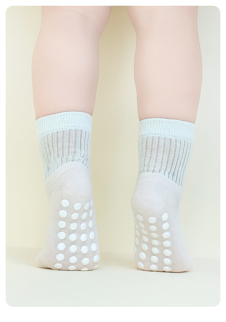 Growth Baby Floor Socks Summer Thin Non-Slip Gel Cartoon Toddler Walking Socks Cotton Mesh Breathable 14