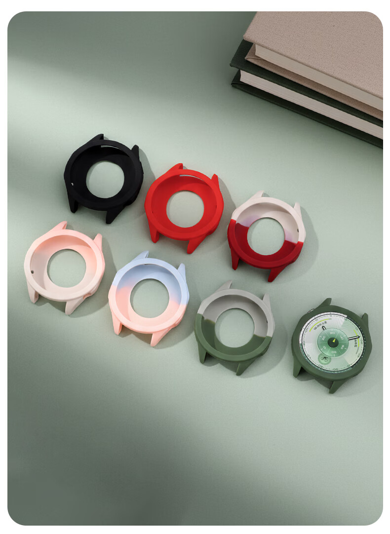 CHENSONG New Release GT7 Liquid Silicone Protective Case for Huawei Watch GT6/GT7 46mm Black Shockproof Anti-Collision 3