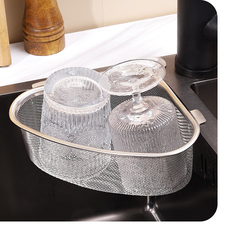 Bethers Stainless Steel Sink Strainer Kitchen Drain Basket for Dishwashing, Vegetable Washing, Food Waste, and Leftover Drainage 21