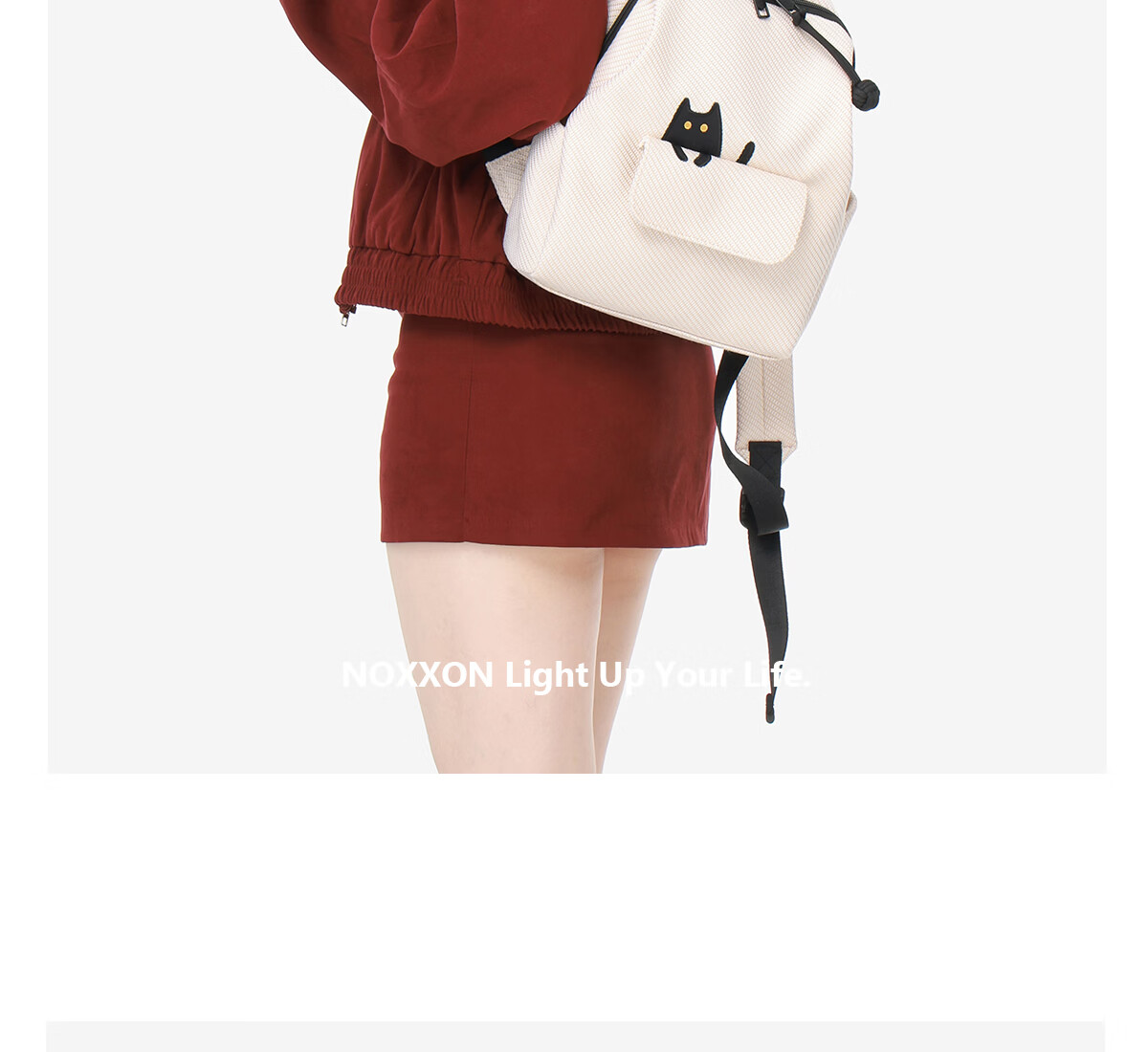NOXXON 2025 New Korean Style Ins Small Niche Travel Backpack Lightweight Commuter Shoulder Bag 10