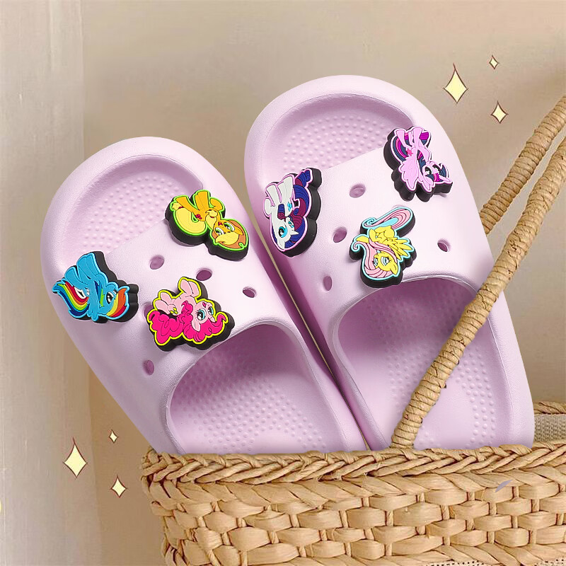 My Little Pony Kids Slippers Non-Slip Soft Sole Indoor Outdoor Sandals Size 240 Thickened Sole for Older Children 2