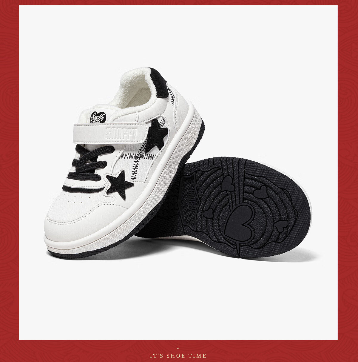 Snoffy Kids Sports Shoes Spring Autumn Girls White Casual Sneakers Fashion Star Milan White Size 32 8