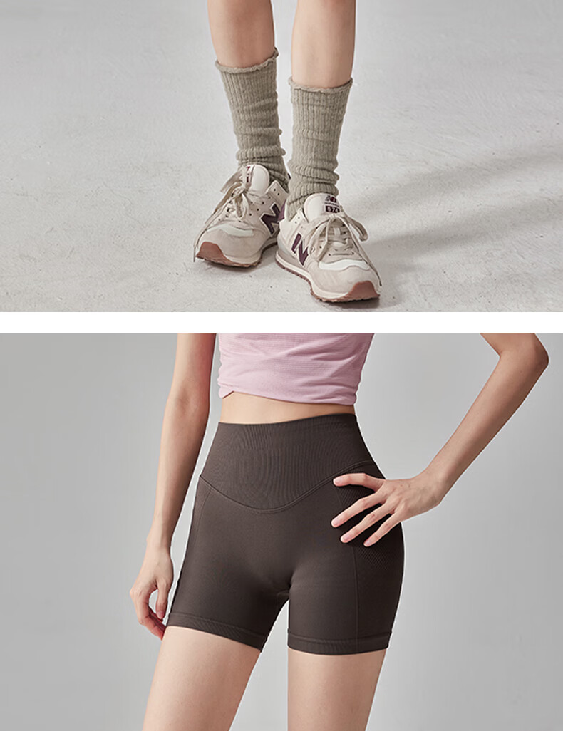 Free Style Yoga Shorts for Women Summer New High Waist Tummy Control Training Wear Outdoor Naked Feel Pilates Running Fitness Biker Shorts 10