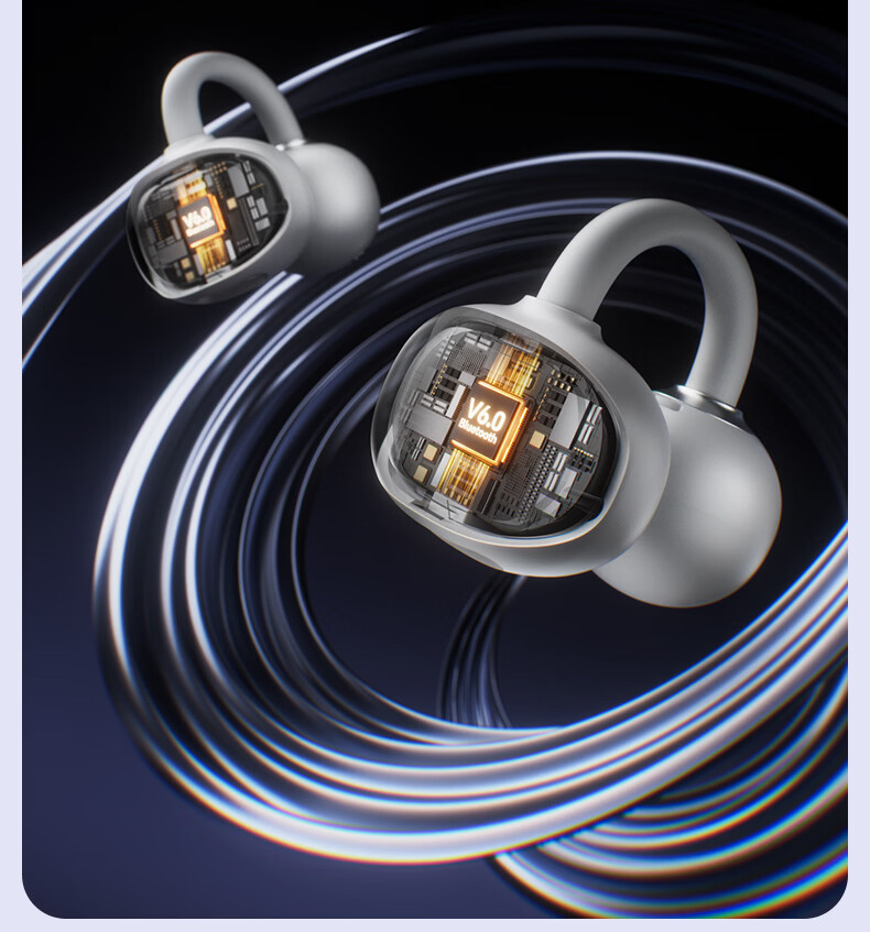 Sibyl EC200 Bluetooth Bone Conduction Ear Clip Wireless Open-Ear Sports Running Headphones 2026 New Model Long Battery Life Noise Cancelling High-Quality Sound Non-In-Ear Ear Hook 14