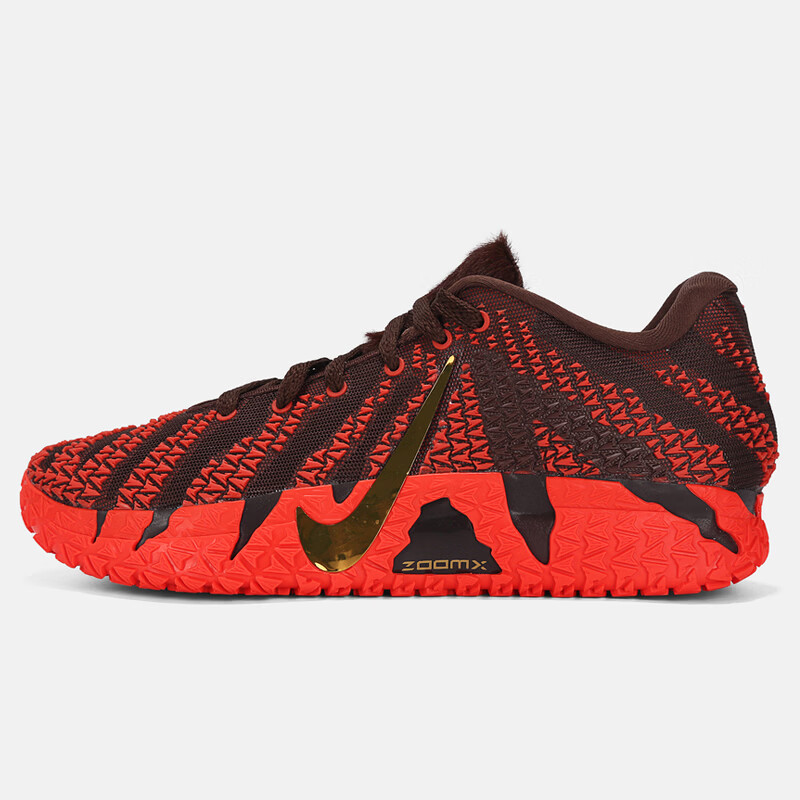 NIKE Men's New Year Limited Morant 3 JA 3 Sports Basketball Shoes IB6509-200 Red Brown Size 40 1