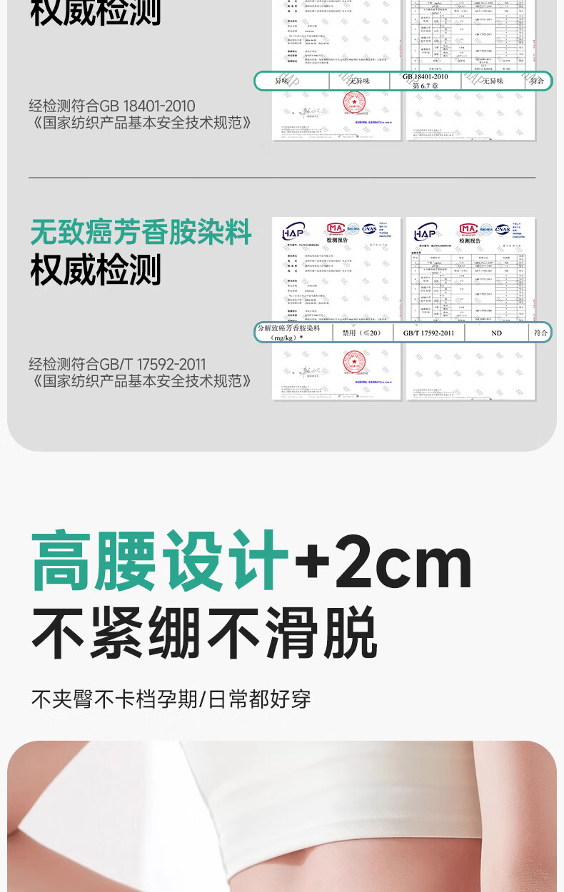 Deanqi 10A Medical Disposable Women's Underwear Cotton Sterile Individually Packaged High Waist Maternity Postpartum Plus Size Travel 3XL 9