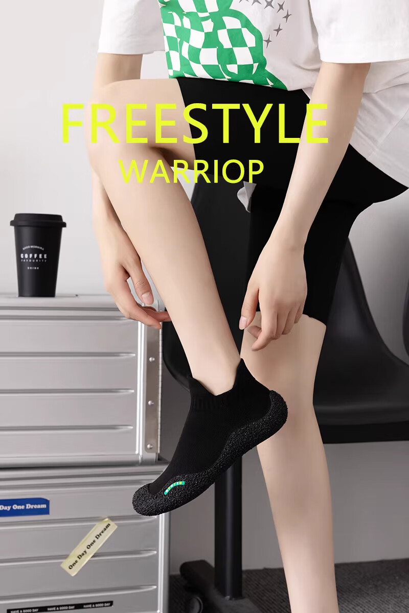 Kelorock Indoor Sports Shoes Women Non-Slip Shock Absorption Fitness Shoes Men Soft Sole Jump Rope Gym Training Black Size 42-43 1