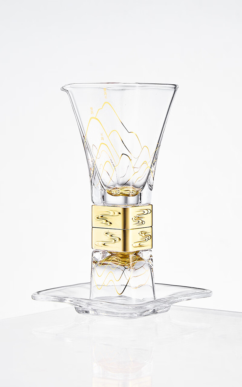 Fengzhi Forbidden City Cultural Creative Zun Liquor Set Crystal Glass Decanter Baijiu Cups Gift Box Birthday New Year Gift 2