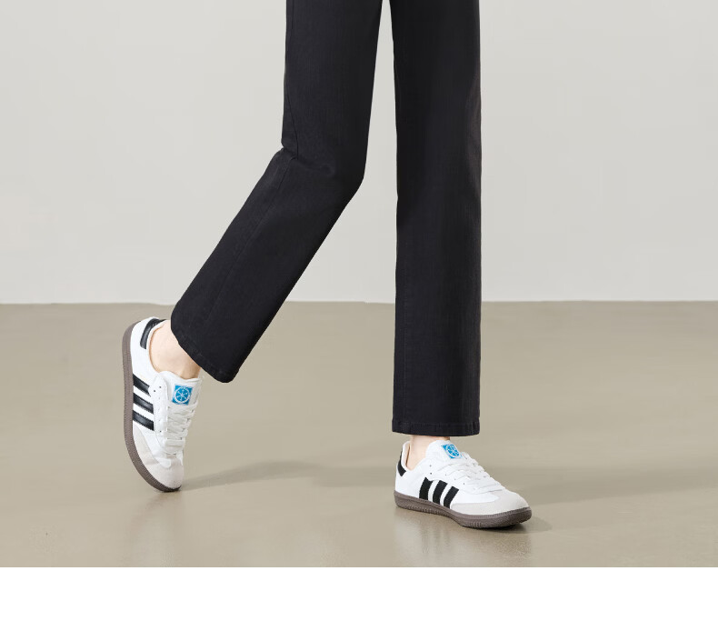 ESE-Y Women's Straight Leg Jeans 2026 Spring New Slim Fit Fade-Resistant Tapered Pants Dark Blue 28 22