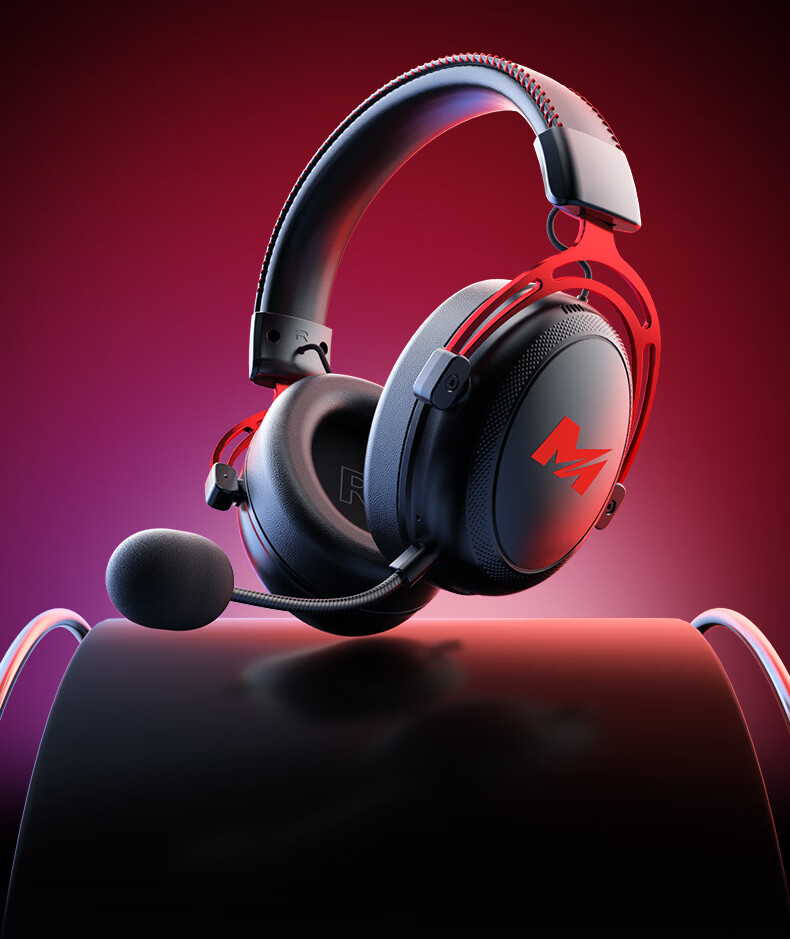 MICROKIA Delta Champion Recommended | Professional Gaming Headset Bluetooth Wireless 2.4G Four-Mode FPS Sound Positioning for PUBG CSGO Laptop 10