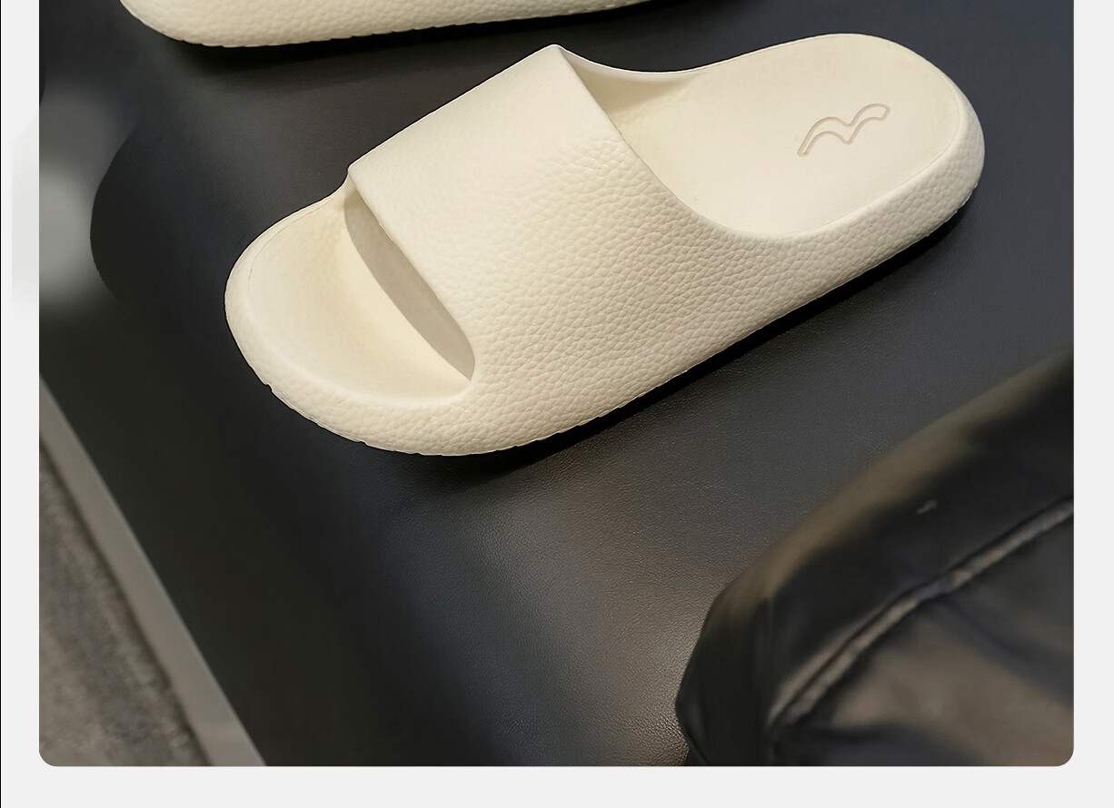 Mercury Home Textiles Litchi Pattern Antibacterial Slippers Women's Summer New Indoor Bathroom Non-Slip Couple Beach Sandals Men 9