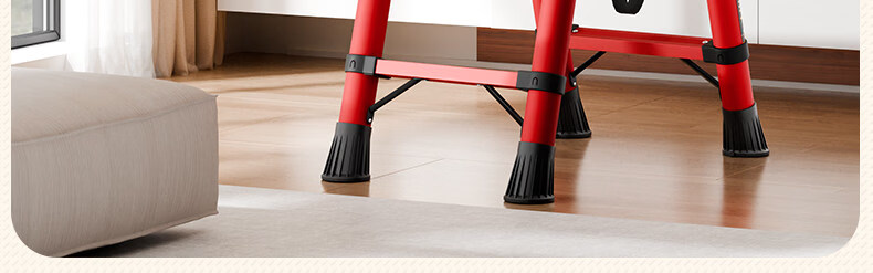 Yilinju Household Ladder Telescopic Ladder Small Lightweight A-Frame Folding Multi-Functional Staircase Engineering Ladder - S6 Red 8