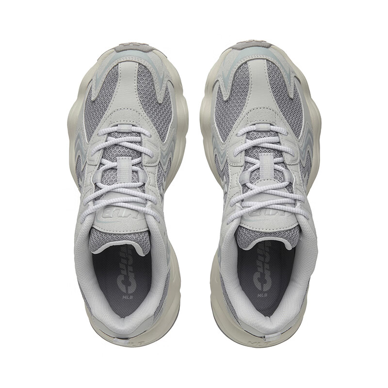MLB Unisex Casual Thick-Soled Lightweight Low-Top Dad Sneakers 3ASHA025N50GRD Size 37.5 (235mm) 9