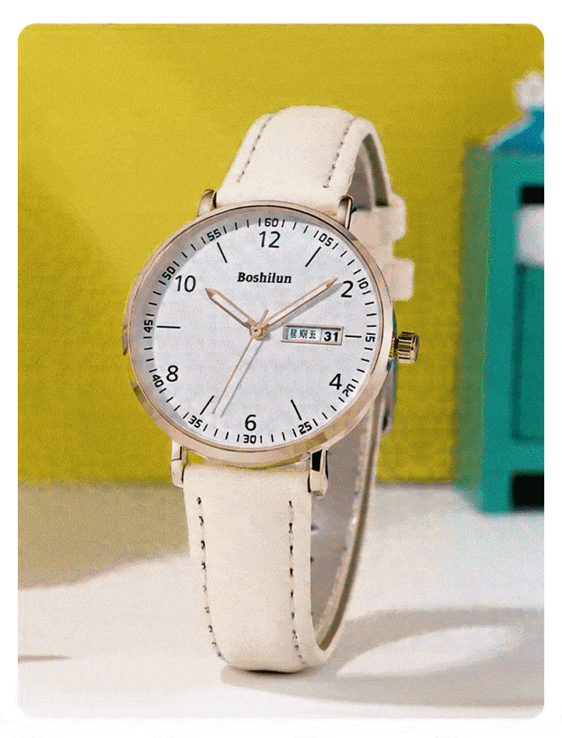 Bausch & Lomb Silent Quartz Exam Watch for Girls High School Students Fashionable Gift 13