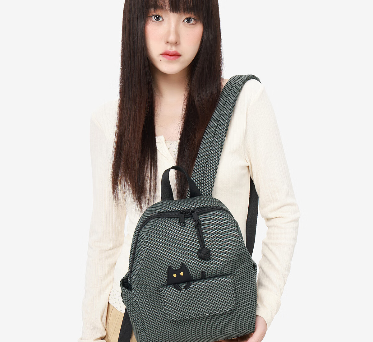 NOXXON 2025 New Korean Style Ins Small Niche Travel Backpack Lightweight Commuter Shoulder Bag 13