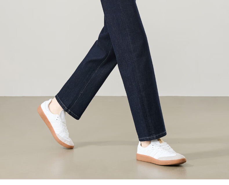 ESE-Y Women's Straight Leg Jeans 2026 Spring New Slim Fit Fade-Resistant Tapered Pants Dark Blue 28 17