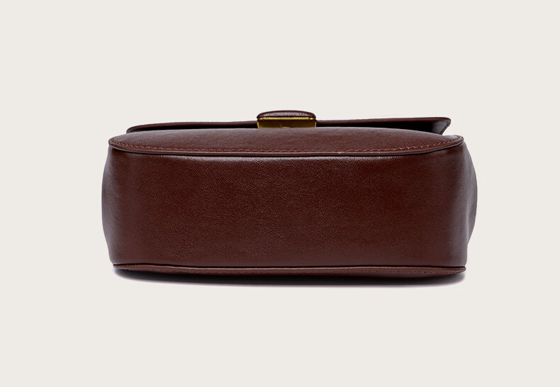AudiJia Genuine Leather Saddle Bag Women's 2026 Crossbody Commuter Fashion Versatile Shoulder Bag Birthday Gift for Women 16