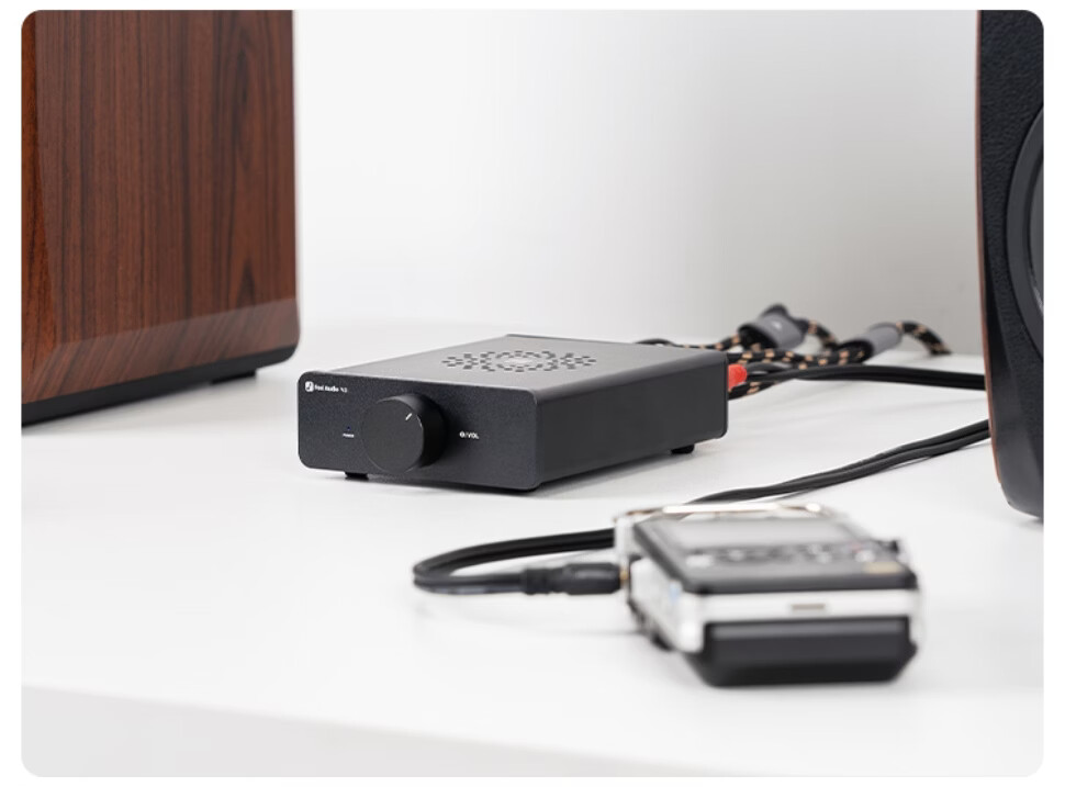 FOSI AUDIO V3 Home Mini Digital Amplifier Hi-Fi High Power High Fidelity Audiophile Black [No Power Adapter] 6