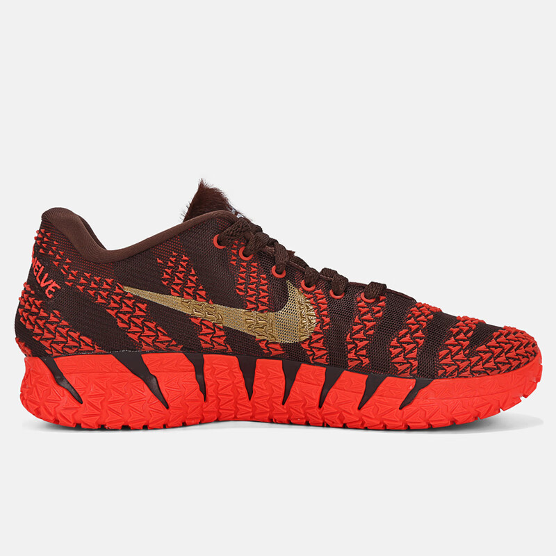 NIKE Men's New Year Limited Morant 3 JA 3 Sports Basketball Shoes IB6509-200 Red Brown Size 40 3