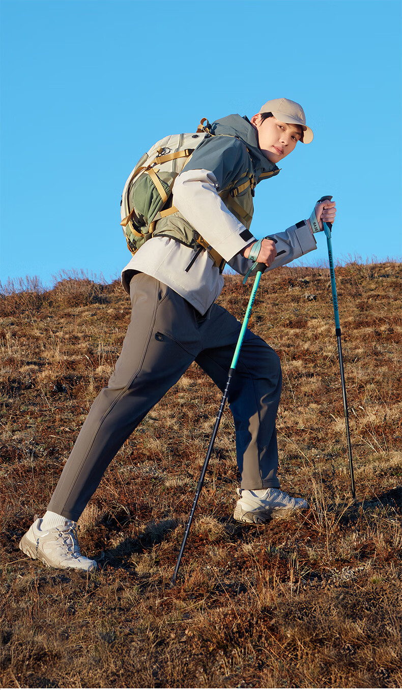 Tuteng Outdoor Hiking Pole Multifunctional Telescopic Walking Stick Ultra-Light Self-Defense Cane Mountain Climbing Staff Professional Trekking Gear 31