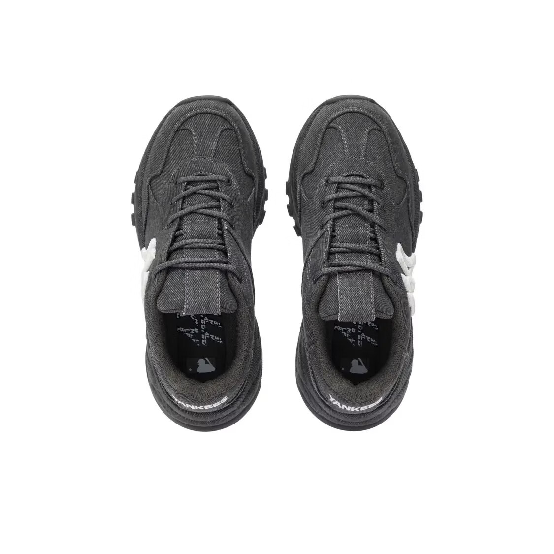 MLB Unisex Casual Thick-Soled Lightweight Low-Top Dad Sneakers 3ASHA025N50GRD Size 37.5 (235mm) 4