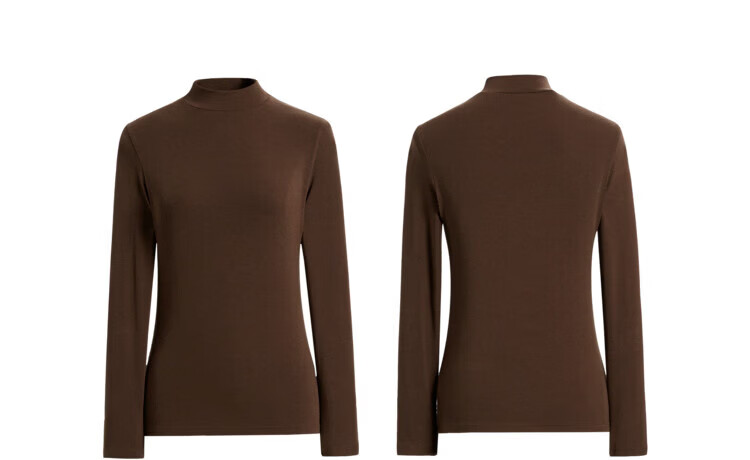LangSha Women's Thermal Fleece Turtleneck Base Layer Long Sleeve Warm Top Autumn Winter 26