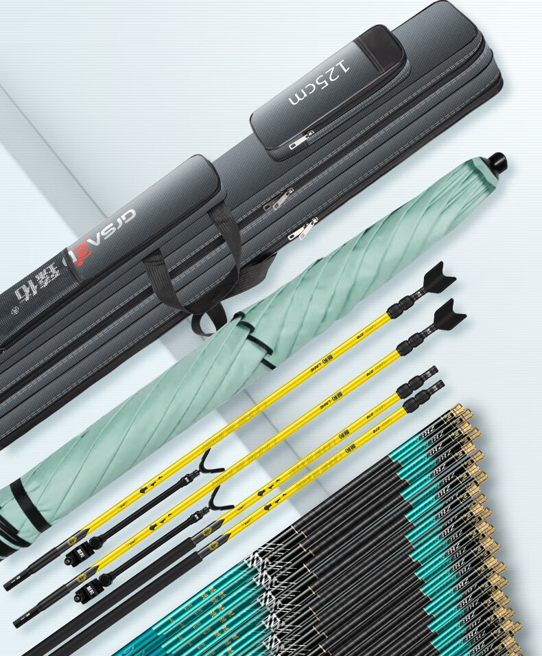 Grsaed Waterproof Double-Layer Fishing Rod Bag 90cm Sea Rod Pole Fishing Tackle Bag 6