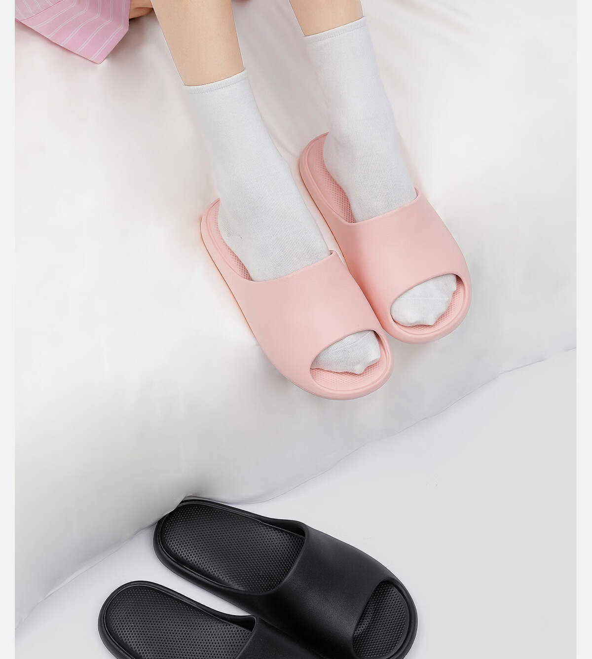 Mercury Home Textiles Antibacterial Slippers Men's Summer 2026 New Indoor Bathroom Couple Soft Sole Beach Sandals Women's 15