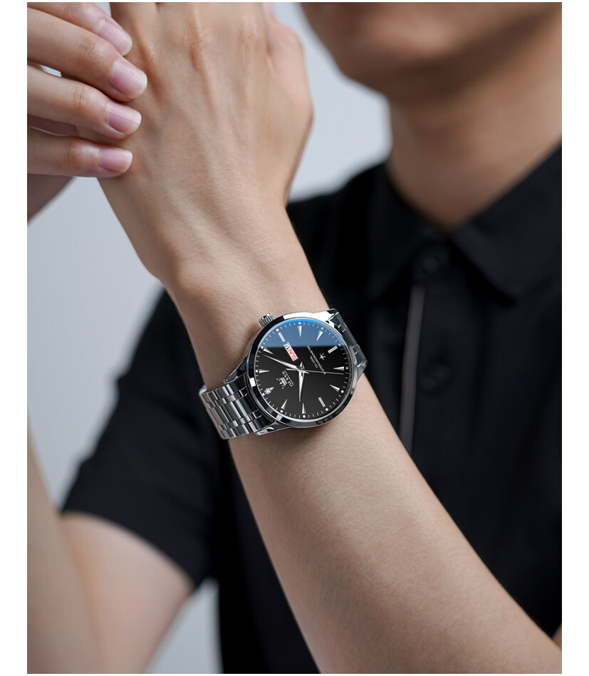 OLEVS Father's Day Gift, Men's Watch, Fully Automatic Mechanical Watch, National Brand Men's Watch, Water-Resistant, Father's Day Present 8