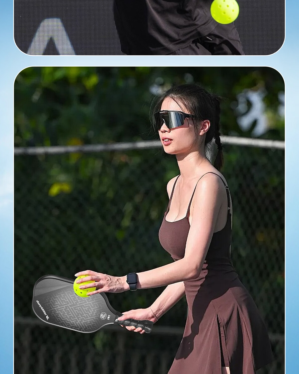 HiJump (Germany) Carbon Fiber Pickleball Paddle Set High-End Professional Tournament Grade Pickleball Paddle 24