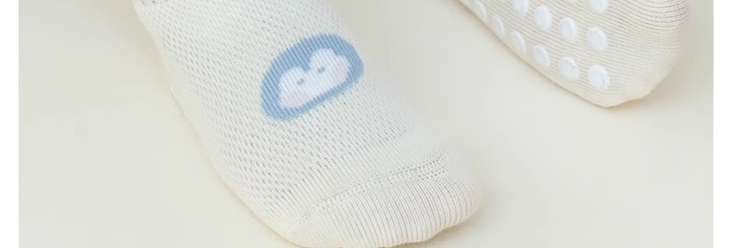 Growth Baby Floor Socks Summer Thin Non-Slip Gel Cartoon Toddler Walking Socks Cotton Mesh Breathable 18