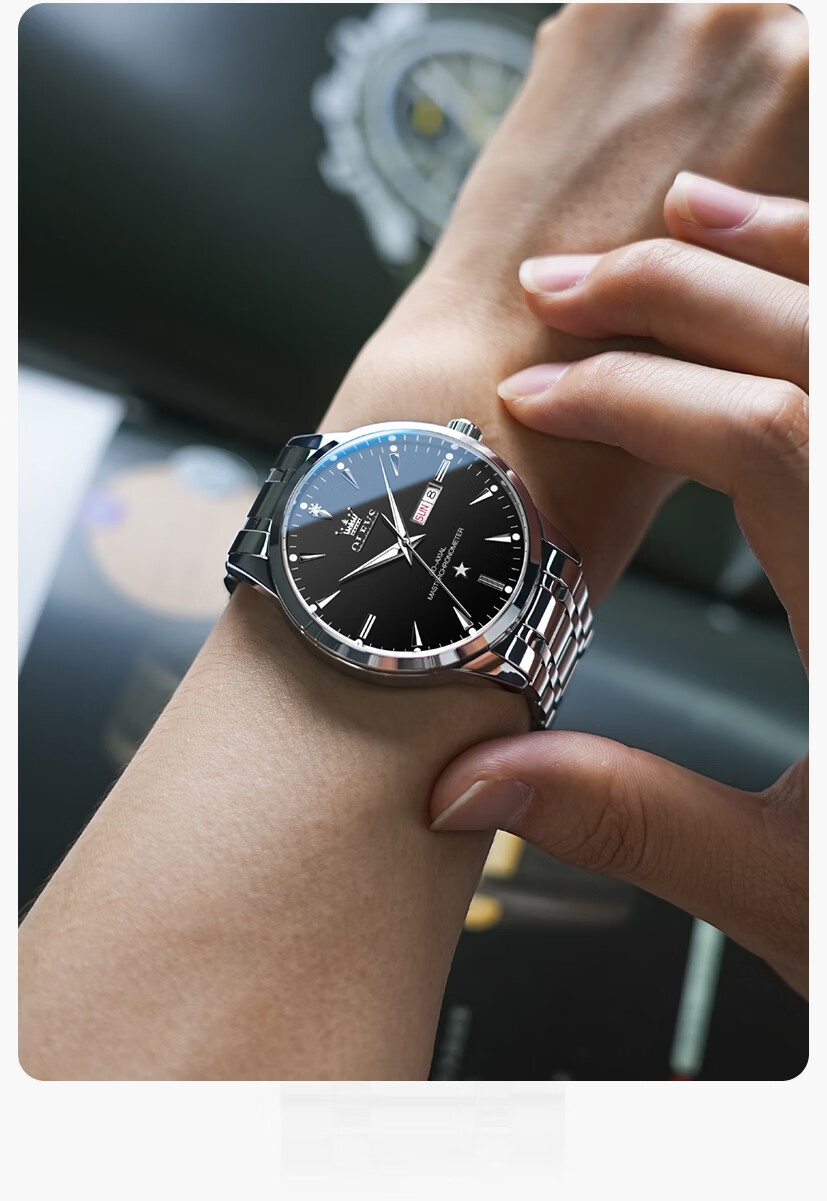 OLEVS Father's Day Gift, Men's Watch, Fully Automatic Mechanical Watch, National Brand Men's Watch, Water-Resistant, Father's Day Present 20