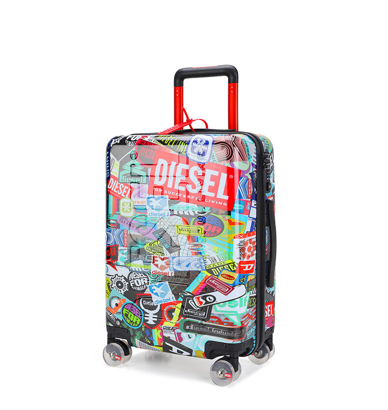 DIESEL Luggage Trendy Personalized Print Large Capacity Unisex Student Travel Suitcase PC Trolley Case 28 Inch Check-in Size 13