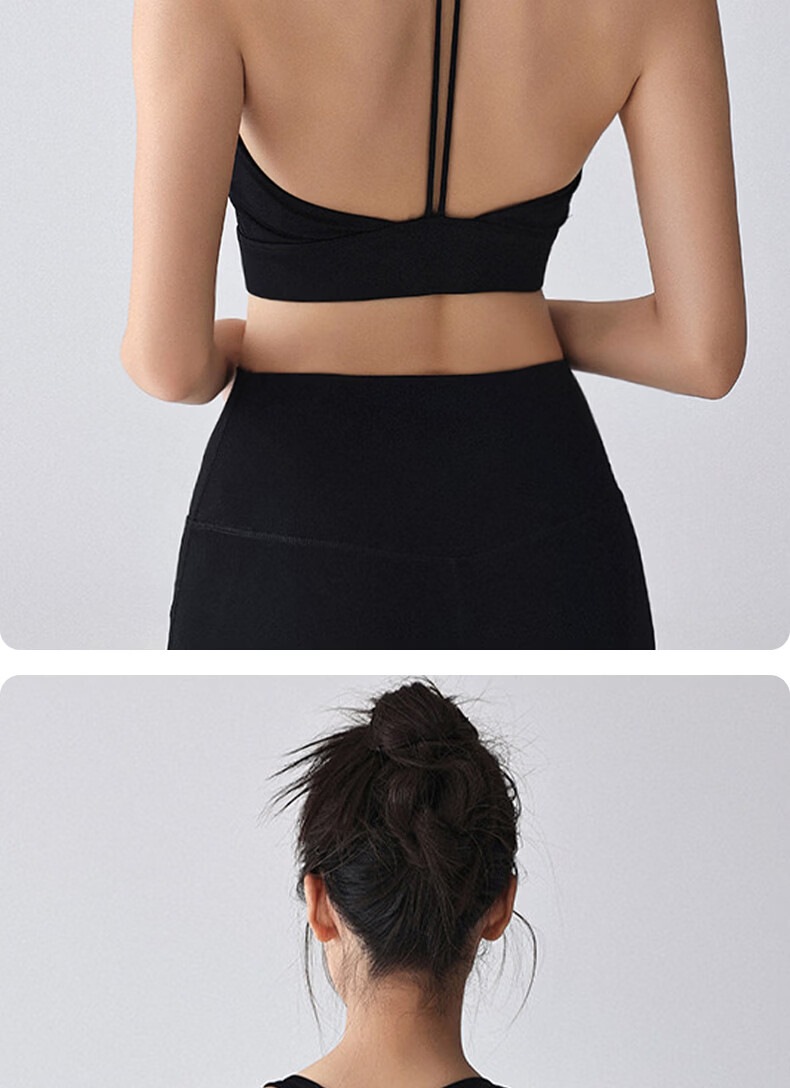 Xueqiman Women's Yoga Wear 2026 New Shockproof Beautiful Back Push-Up Sports Vest Bra Running Fitness Pilates Bra 14