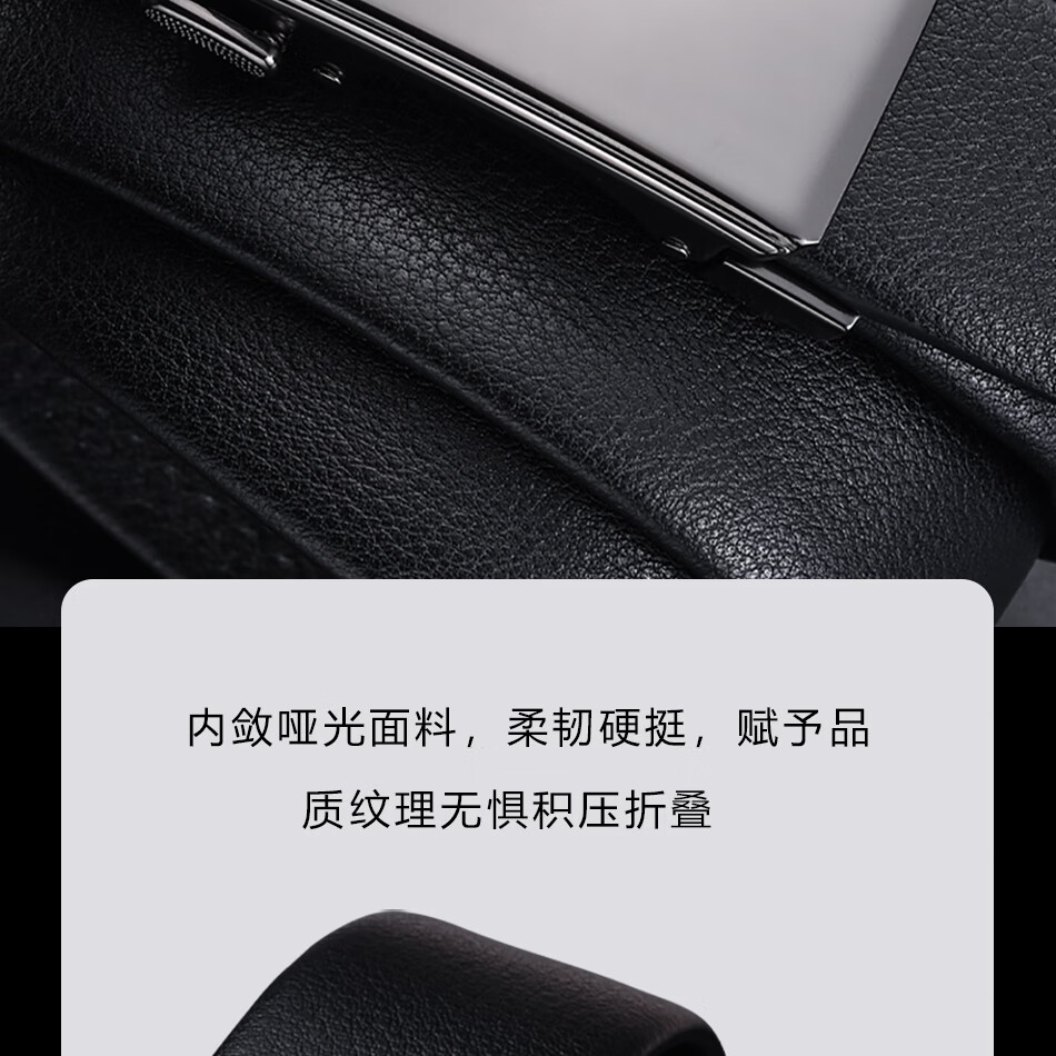 BOSSSUNWEN Men's Genuine Leather First Layer Cowhide Automatic Buckle Belt Anniversary Father's Day Gift for Dad Husband 5