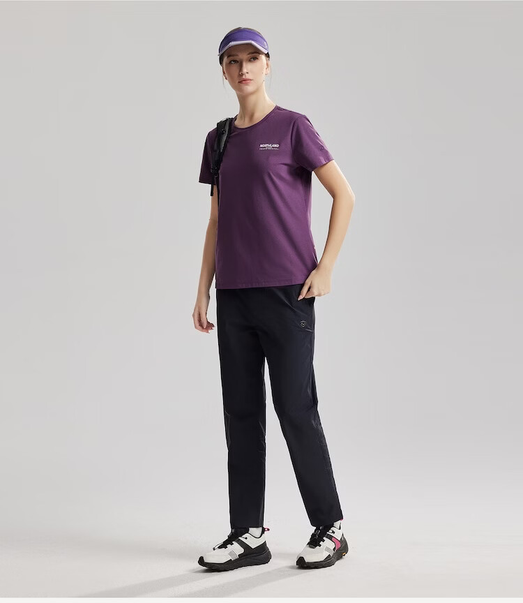NORTHLAND Women's Quick-Dry T-Shirt 2026 New Outdoor Sun Protection Antibacterial Skin-Friendly Crew Neck Short Sleeve Tee 11