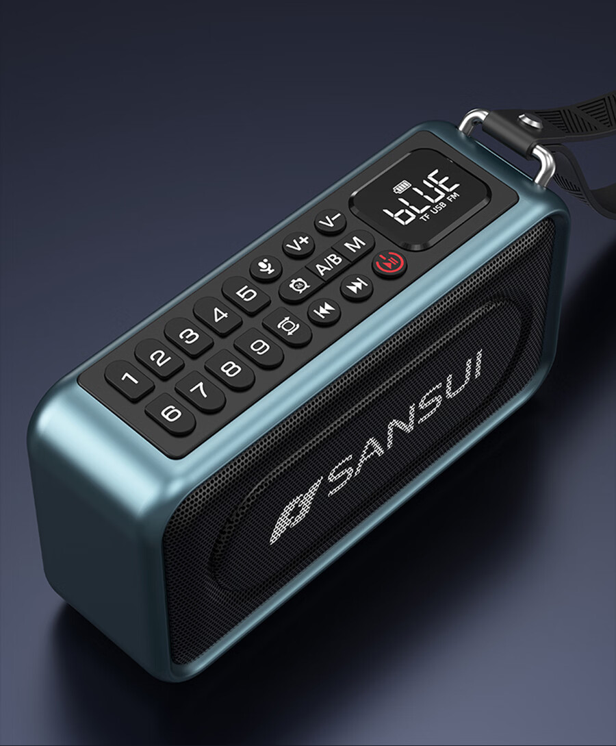 SANSUI Emergency Power Supply Radio Multifunctional Portable Disaster-Resistant Solar Hand-Crank Generator Flashlight Long Battery Life MV13 8