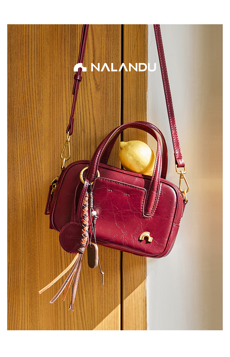 Nalandu [Xiang Hanzhi Same Style] Bowling Sugar Cube Bag Women's Crossbody Handbag Birthday 38 Goddess Festival Gift 4