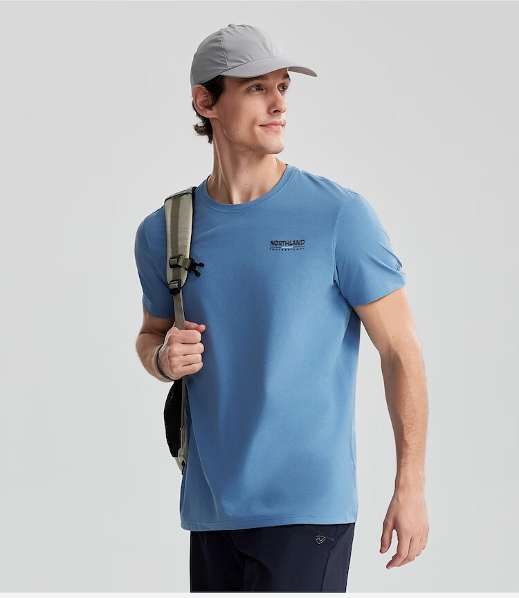 NORTHLAND Men's Crew Neck Short Sleeve T-Shirt 2026 New Outdoor Sun Protection Antibacterial Quick-Dry 11