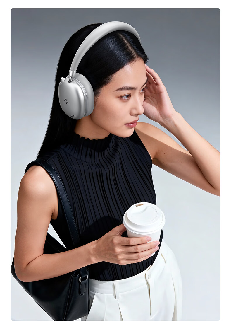 Havit Over-Ear Bluetooth Headphones ANC Active Noise Cancellation Deep Bass Wireless Headset Long Battery Life for Computer Online Classes Gaming Sports Compatible with Apple Huawei Xiaomi H668BT Black 22