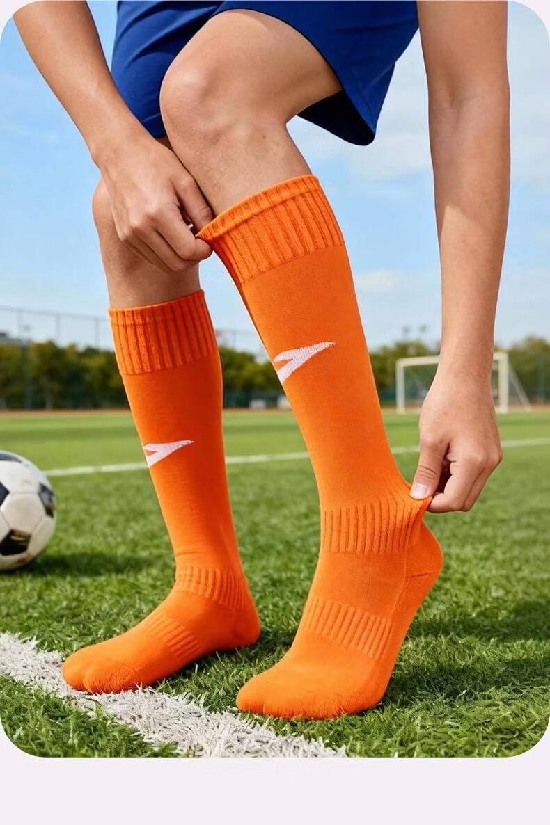 JOMA Kids Mid-Calf Breathable Non-Slip Thickened Soccer Socks Light Blue S 12