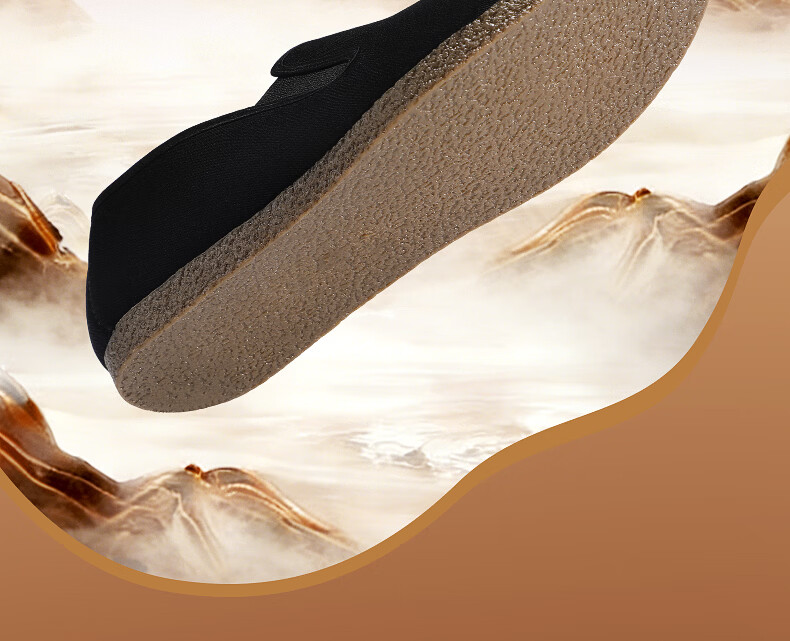 Taiheyuan Old Beijing Cloth Shoes Men Spring New Genuine Cow Tendon Non-Slip Slip-On Breathable Bamboo Fiber Odor-Resistant Cloth Shoes 13