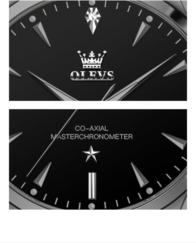 OLEVS Father's Day Gift, Men's Watch, Fully Automatic Mechanical Watch, National Brand Men's Watch, Water-Resistant, Father's Day Present 10