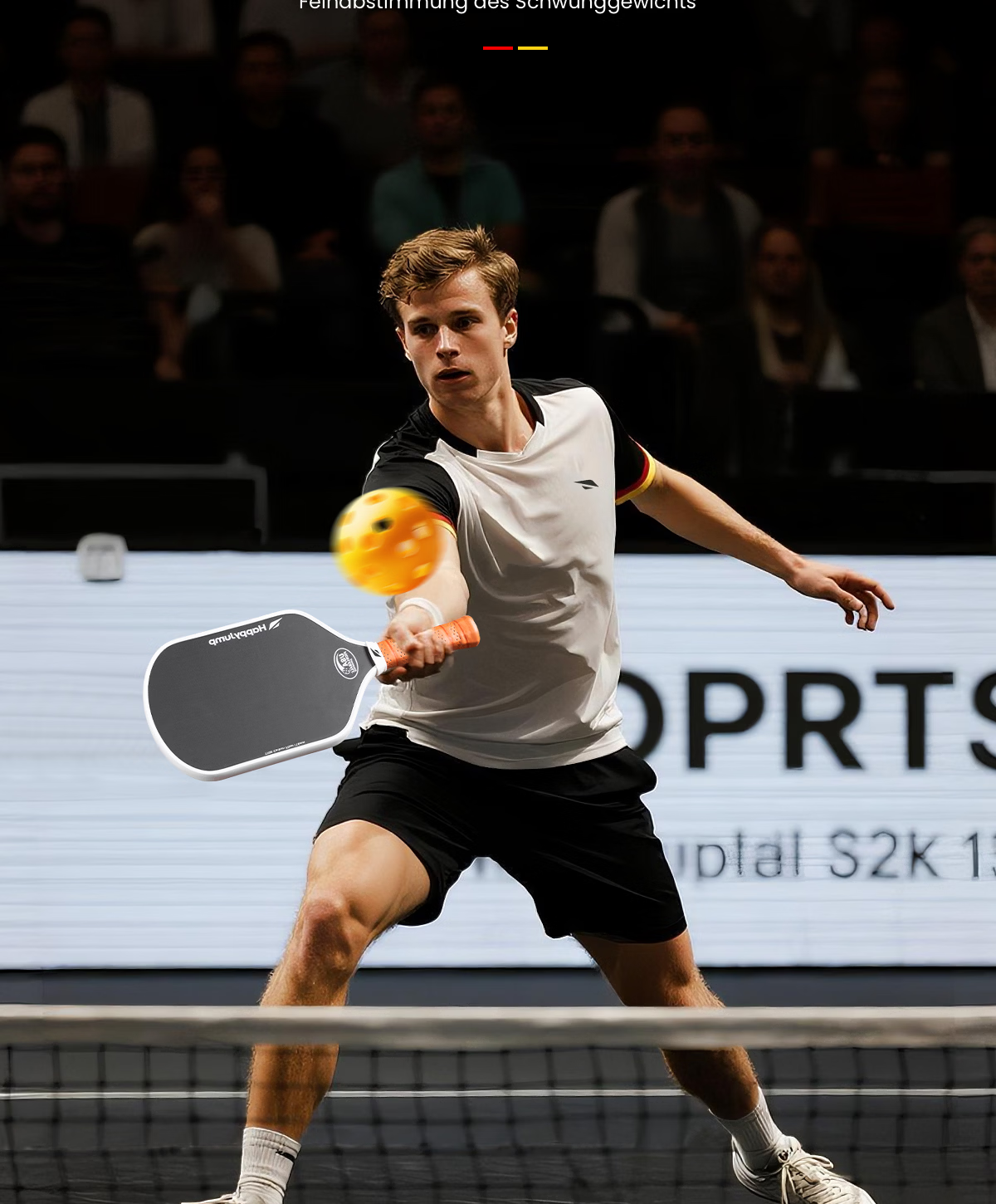 HiJump (Germany) Pickleball Paddle T700 High-End Carbon Fiber Offensive and Defensive Matte Professional Tournament Single Paddle Set 14